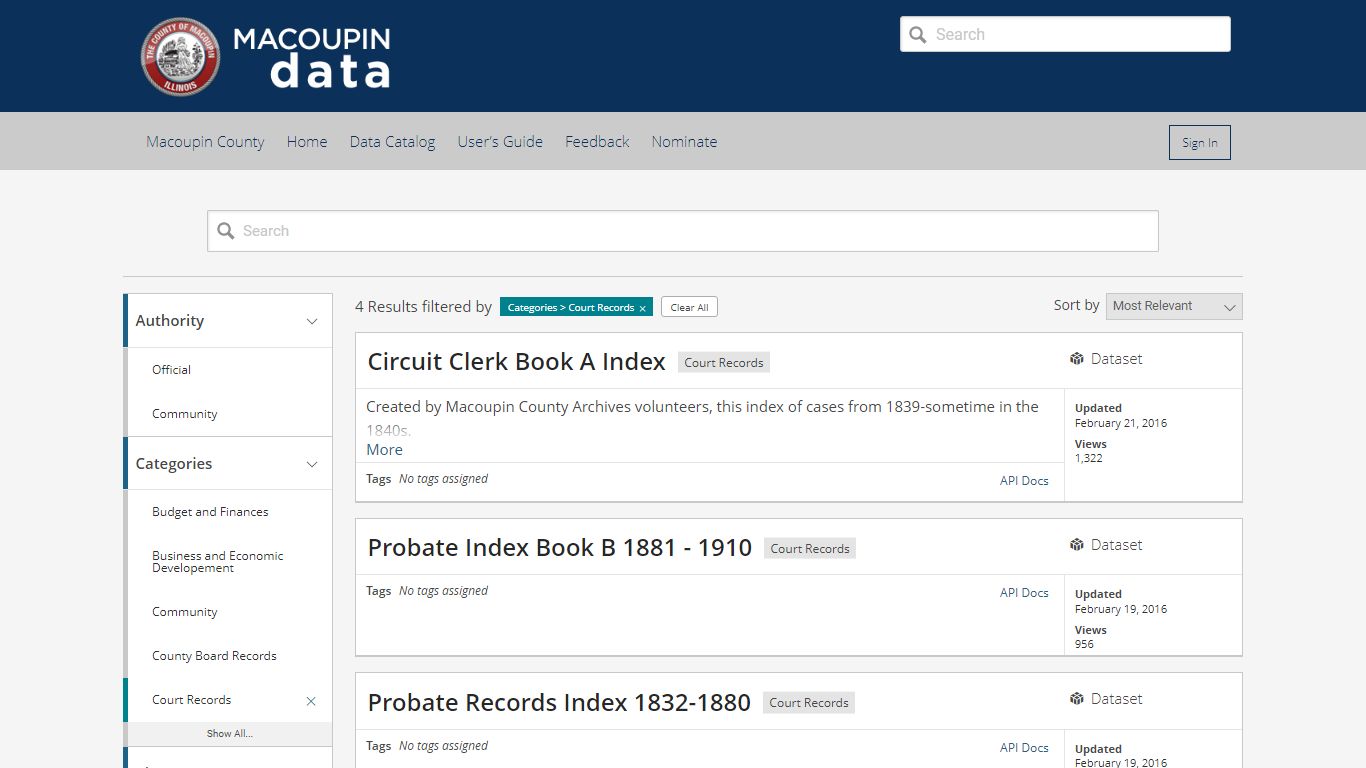 Open Data | Macoupin County